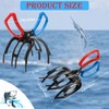 Windspeed 2PCS Metal Fishing Pliers, 3 Claw Fish Gripper Control