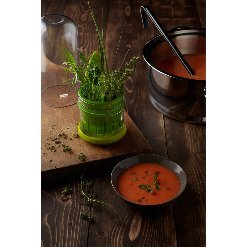 Kuhn Rikon 23050 Herb Storage Container-23050 Herb Storage Container, Glass,