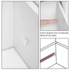 Yaheetech Wooden Floor Cabinet, Side Storage Organizer with 4 Drawers