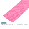 sourcing map Lightweight Webbing Strapping 1 Inch 10 Yards Pink