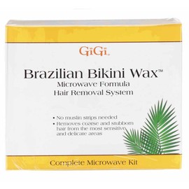 GiGi Brazilian Bikini Waxing Microwave Formula, Home Hair Removal Kit