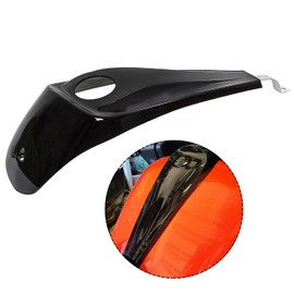KUAFU Dash Fuel Console & Gas Tank Cap Cover Compatible with 2008-2024 Harley Touring Road Glide Electra Glide Tri Glide Ultra Limited Smooth Gloss Black