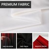 AAtter Red Window Curtain for Kitchen Black Gothic Goth Ombre