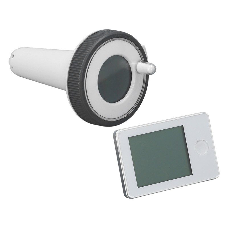 Wireless Solar Pool Temperature Meter High Accuracy IPX8 Waterproof LCD