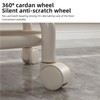 YUNFANG Low Roller Stools with Universal Wheel 360 Degrees Swivel