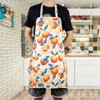 AKTAP Orange Gifts Idea Tangerine Adjustable Apron With Pockets For