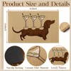 Tinideya Martini Dachshund 24 x 32 in Welcome Mat Funny