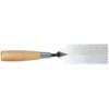 Marshalltown Notched Margin Trowels, Wood Handle, V-Shaped, X-Notch Size 6mm,