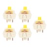 45Pcs Mechanical Keyboard Switches Waterproof Backlight Silent Linear Mechanical Key
