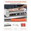 VEVOR Hot Dog Roller, 5 Roller Grill, Hold 12 Hot