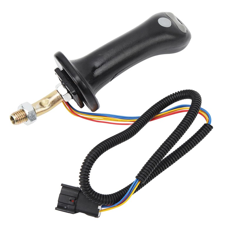 2Pcs 3 Buttons Excavator Joystick Handles, Joystick Handle for Doosan