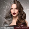 Gemtoy 500 ml Hair Colour Dark Brown, Natural Hair Dye
