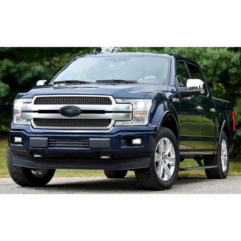 HHLOU Fit F150 Emblem 9.5 inch Overlay Emblem Front Grille
