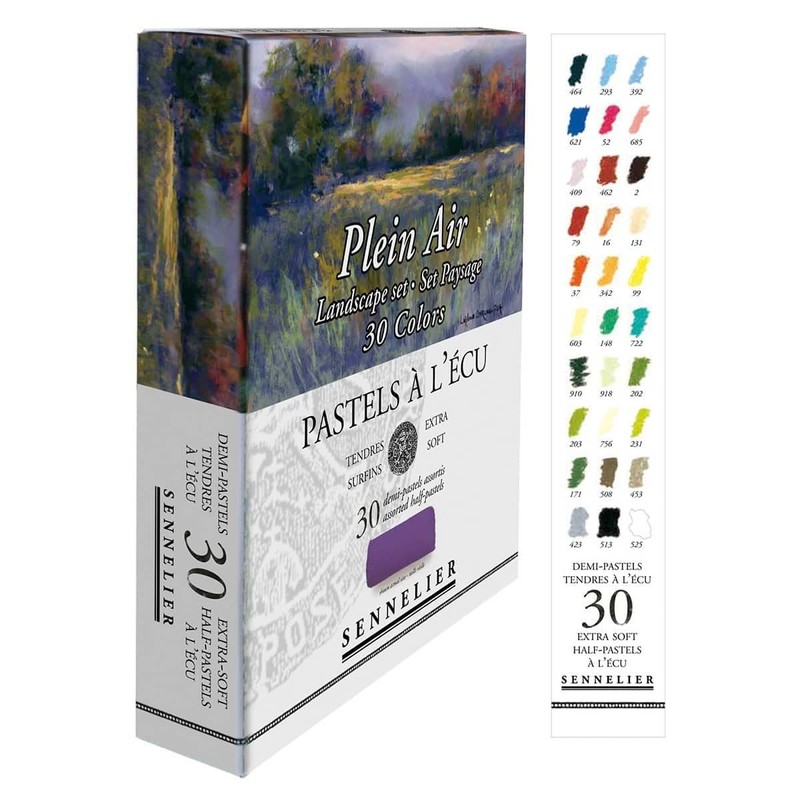 Savoir Faire Extra weicher Halbstäbchen Pastell-Set, Holz, Mehrfarbig, 30 Count