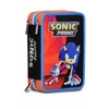 Sonic Primary School Pencil Case with 3 Compartments, Like and