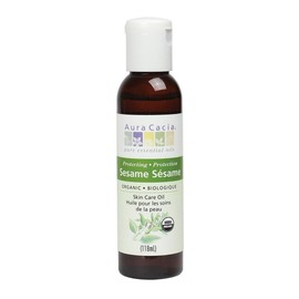 Aura Cacia Organic Sesame Skin Care Oil 118mL
