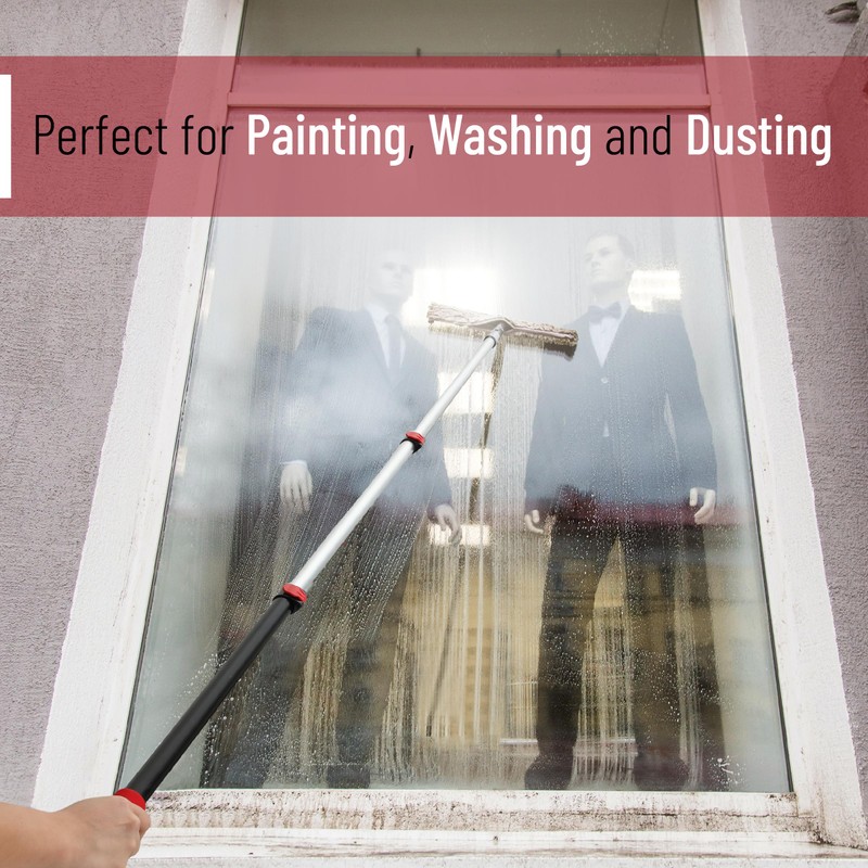 Bates- ‎Telescoping Pole, 2.4 to 6 Ft Long, Black &