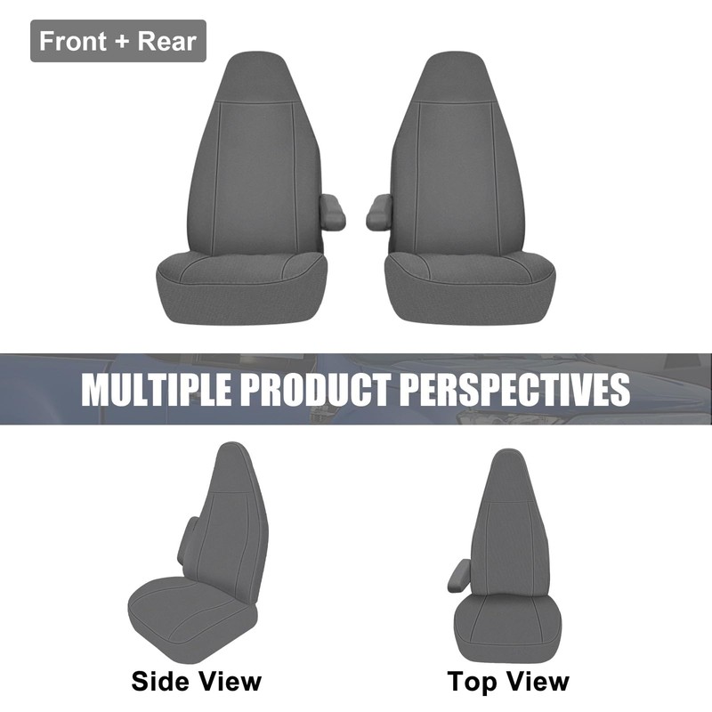 SAPUBK Front Seat Covers Sets Replace for 1996-2009 Chevy Express