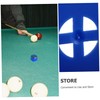 Totority 12 Pcs Snooker Chalk Holder Case Portable Plastic Pool