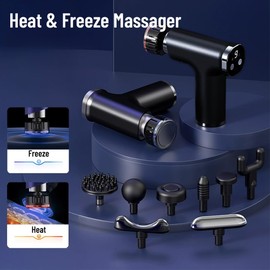 Carpybala Carpybala Massage Gun with Heat and Cold, Deep Tissue Massager, Muscle Massager Gun, Handheld Massage Gun for Professional Athletes Home Gym