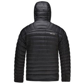 HARD LAND Men's Down Jacket Packable,Water Resistant 5 Pockets Hooded Puffer Jacket Lightweight Black Size XXXL