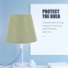 Totority Green Bedside Lamps Lampshade Taper Fabric Lampshade Simple Style