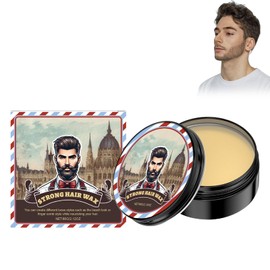 Hair Styling Wax, Curl Defining Cream, Malleable Cream Hair Wax Adhesion Texture Natural Shine Strong Hold, Feuchtigkeitsspendende & Nährende Haarpflege, Für alle Haartypen