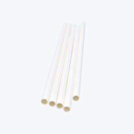 Reharvest Unwrapped 8-Inch, No-Sog Straws [Pack of 100], 100% Biodegradable, Home Compostable, Plastic-Free, PFAS-Free, BPA-Free, Made of Eco-Friendly Plant-Based Bagasse Sugarcane Fibers, White