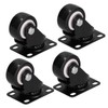 4pcs Caster Wheel 360 Degree No Noise Caster Fit for