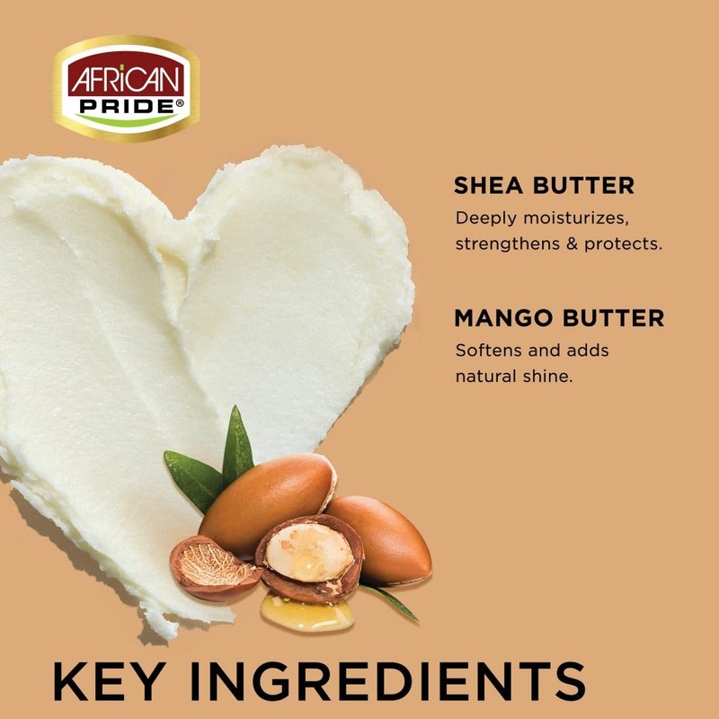 African Pride Shea Miracle Silky Curls Hair Moisturizer - Contains