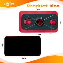 Dust Barrier Replacement Heads and Top Plates Set Fit for Zipwall HS1