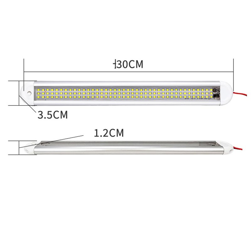 LED Room Lamp, Car Lighting, DC12V-85V, 120 LED Interior Light,