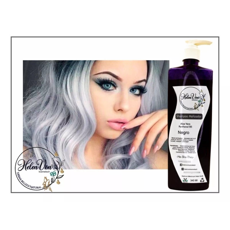 Helen Von Kosmetisch Shampoo Matizador Negro 340 Ml Helen Von