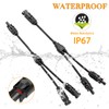 Kinfezlon 4 mm² Solar Y Cable, for MC4, Solar Panel
