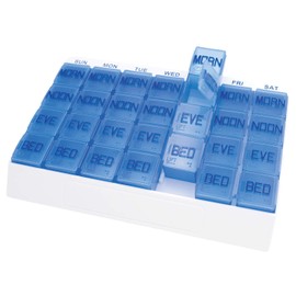 Apex 7 Day 4-Times-Per-Day Medi Tray Pill Organizer (Large)