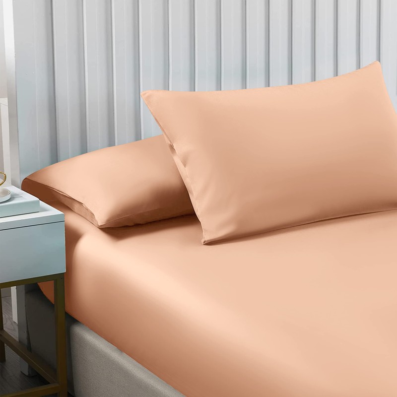 Moonlight Bedding Single Fitted Sheet - 25cm Deep Pockets Elastic