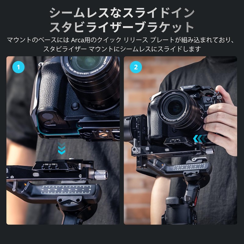 SmallRig 4824 Panasonic Compatible LUMIX GH7/GH6 Quick Release Extended Frame
