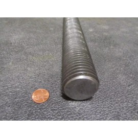 Unbranded 4140 Steel Threaded Rod, Grade B7, RH, 1 1/2"-6  x 1 Foot Length,  1 Unit
