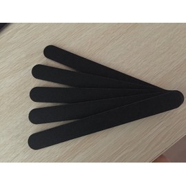 10 PCS Professional Double Sided Nail Files Emery Board Grit Black Gel Cosmetic Manicure Pedicure