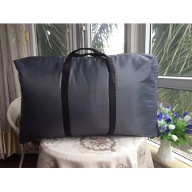 Pack of 2 Clothes Storage Bags, 210D Oxford Fabric, Foldable Clothes Storage, Storage Bags, 100 L, Storage Bags, Foldable Clothes Boxes with Zip and Handle (Grey)