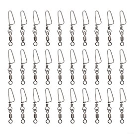 Flying Kite Accessories, 30 Pieces Stainless Steel Ball Bearing Swivels for Kite Line Connector (4)