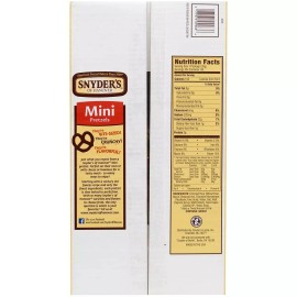 Snyder's of Hanover Mini Pretzels, 0.9 oz, 100 Calories Each Bag 60-count
