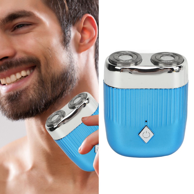 Electric Hair Clipper Double Cutter Heads Washable Stainless Steel Men
