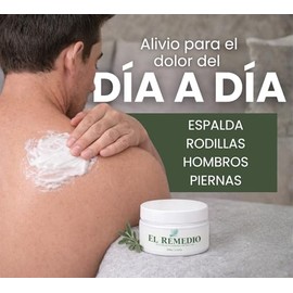 El Remedio 100gr | Crema - Pomada Corporal para Molestias del Día a Día – Con Mentol y Alcanfor – Uso Diario en Músculos y Articulaciones – Fórmula Tr