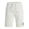 JACK & JONES Men's Jpstbersi Nafa Sweat Shorts, Cloud dancer,