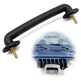Front Windshield Hold Down Bracket Strap Hood Loop Car Hood Footman Loop Replacement Accessories Compatible with Jeep Wrangler JK 1997-2018 for Wrangler TJ 1997-2006 55176422