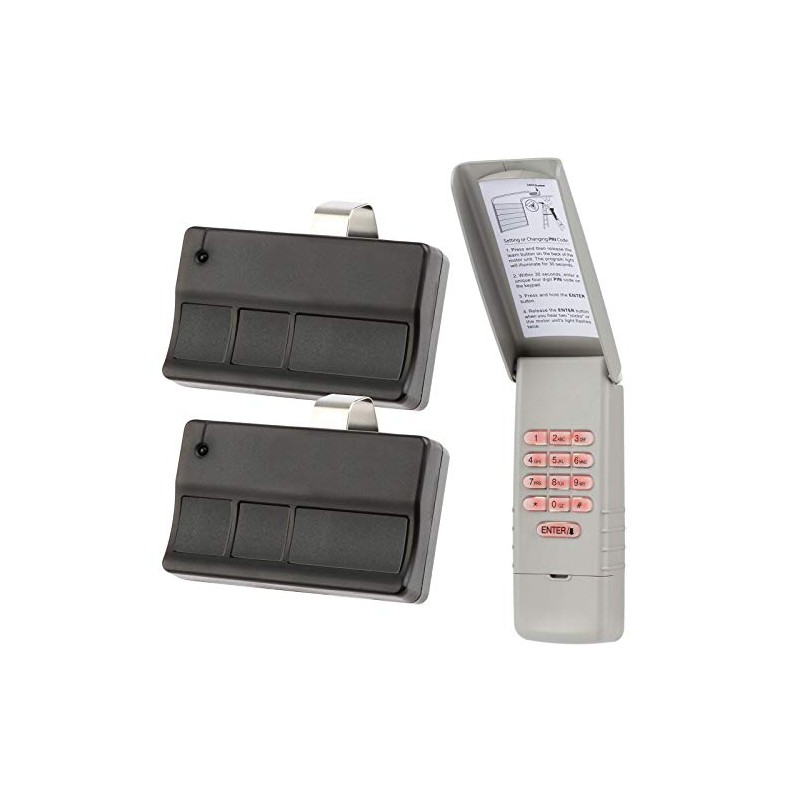 Keypad and 2 Remotes for Liftmaster Garage Door Opener (373LM