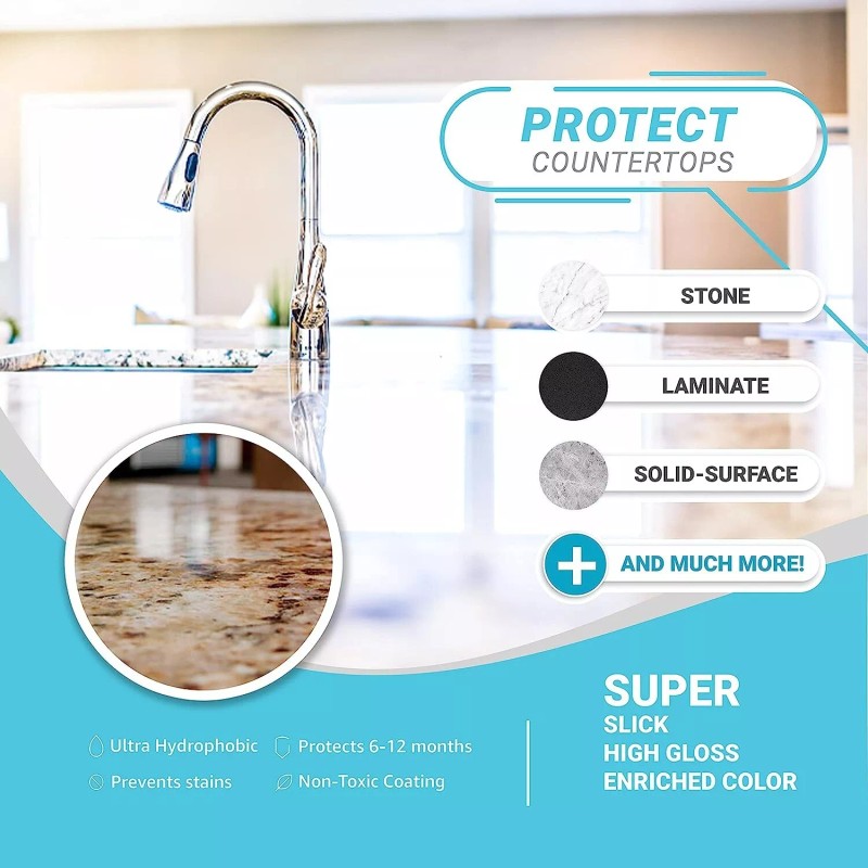 Lifeproof Ceramic Coating Spray Kit-Shine,Seal & Protect Kitchen & Bath
