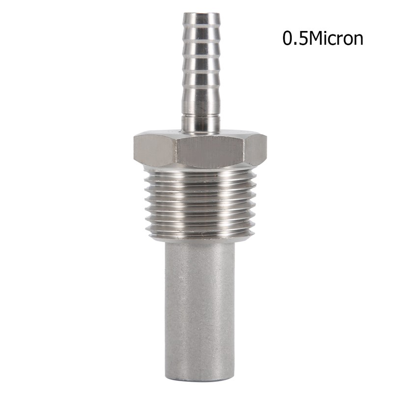 1/2" MPT Oxygen Stone 1/4'' Barb Inline Carbonation Aeration Homebrew