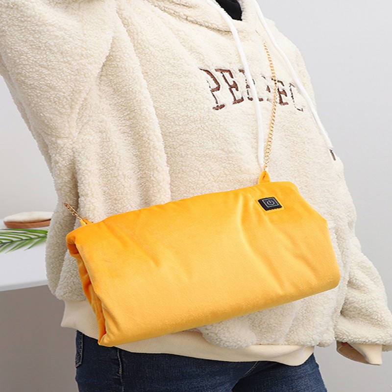 Electric Heating Pouch Velvet Heated Hand Warmer Pouch for Hunting